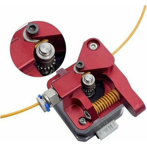 Verbesserter Dual Gear Extruder für 3D-Drucker CR-10 Filament Feeder 1,75 mm für Ender 3 V2 CR10 CR-10S Pro, Einzelanschluss (1/4)