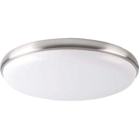 Plafón LED 12W/24W 4500K Círculo Cromado - Iluminación Moderna y Eficiente