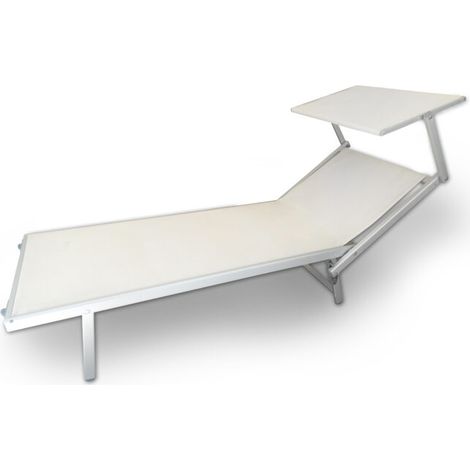 Lettino mod. Beach da 1000 grammi in alluminio M0567 due posizioni (1/3)