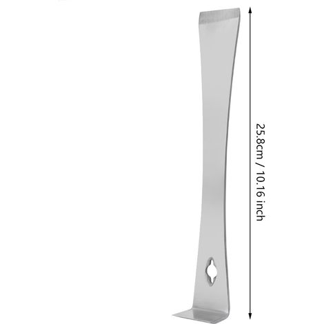 Multifunktionales Honigmesser [Standardmodell] - Professioneller Imkerschaber aus Edelstahl mit Holzgriff (Länge 25,8 cm) (1/5)