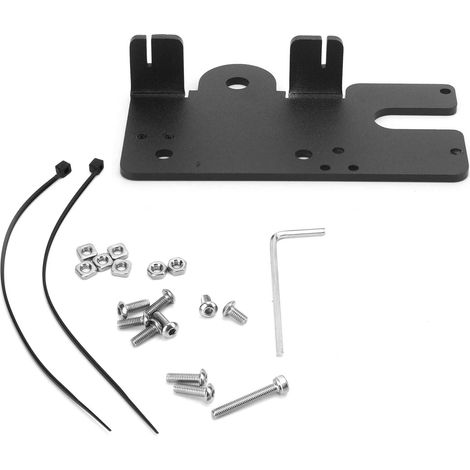 Kit d'extrudeuse d'imprimante 3D avec bloc en alumine, vis, écrou et clé, accessoires de montage pour Creality (1/5)