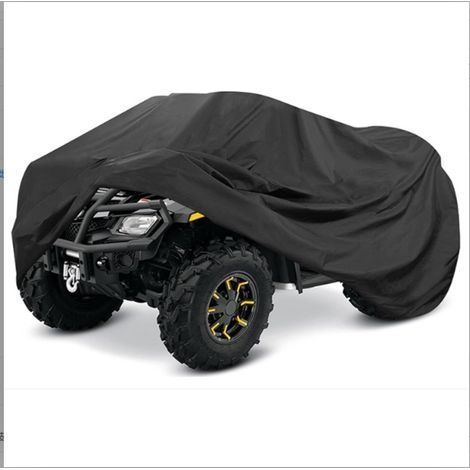 190T ATV Housse Extérieure pour Quad Bache de Protection Camping Car Housse pour Moto Imperméable Coupe-Vent Anti-UV 256110120cm (1/5)