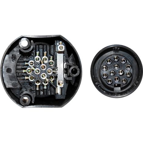 TFA Stecker 88005 Anhänger-Steckdose [ - Steckdose 13polig] Kunststoff
