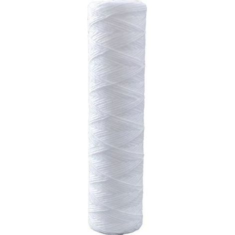 Confezione da 5 cartucce filtranti per acqua (5 micron, 25,4 cm) per filtrazione di sedimenti e generale. Ricambio universale. Prefiltro a osmosi inversa in polipropilene. (1/5)