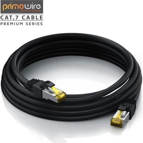 Cable Ethernet Cat7 - 10 Gbit/s - 600 MHz - Blindage SFTP - 10 M (1/3)