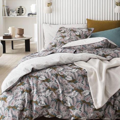 Housse de Couette en Percale de Coton, 260x240 cm (1/4)