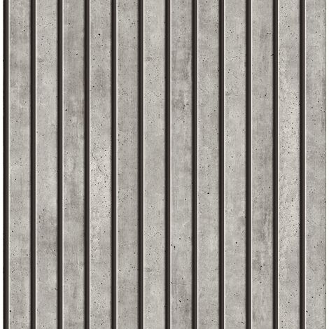 Easy Decor Beton Streifen Vliestapete 10mx52cm (1/4)