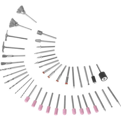 Kit d'accessoires pour mini meuleuse électrique rotative (141 pièces) : meulage, polissage, perçage et découpe. (1/5)