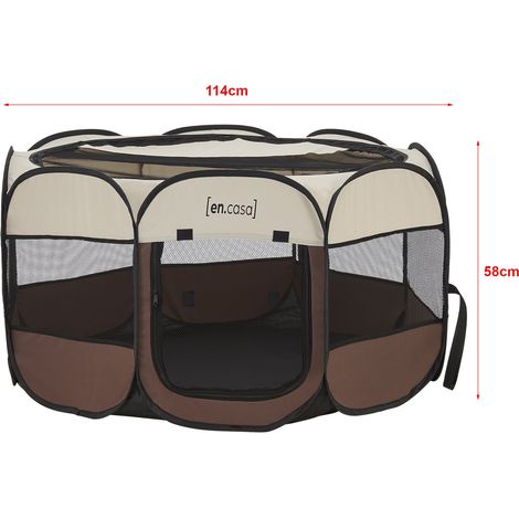 Parque infantil plegable para mascotas 58 x 114 x 114 cm 030008072 (1/5)