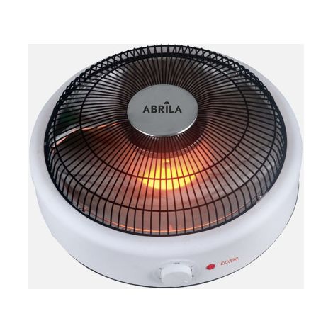 Fabrilamp Brasero Eléctrico Cerámico PERRY 900W Blanco/Negro – Mesa Camilla, 2 Potencias, Resistencia Cerámica, Cable 3m, Antivuelco, Rejilla Fría al Tacto – 17x39,5x38,5 cm
