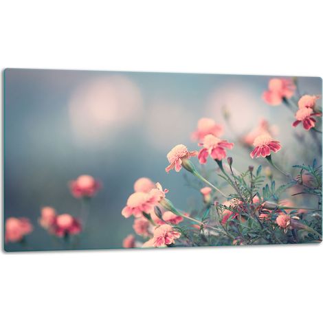 Glasschild Schneidebrett 52x30 Blumen (1/5)