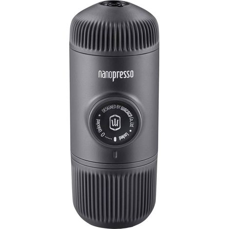 Wacaco Nanopresso Tragbare Kaffeemaschine Grau Schwarz