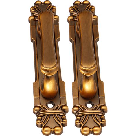 Eosnow 2pcs/set Europäischer Stil Antique Zinklegierungstür Ziehgriff Griff Schrankhardwarezubehör
