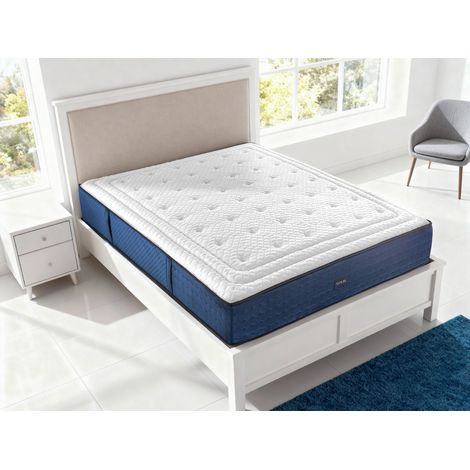 Materasso a molle insacchettate SHAULA ELYSIUM SPRING 150x190 cm – Altezza 30 cm con 2 cm di memory foam per lato