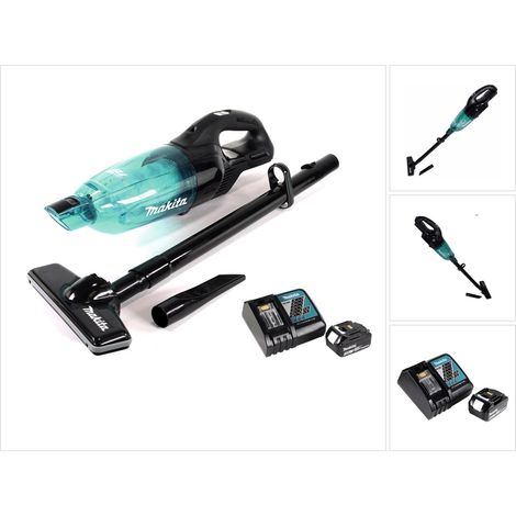 Makita DCL281 FRF1B Aspirateur sans fil 18V + 1x batterie 3,0Ah + chargeur (1/5)