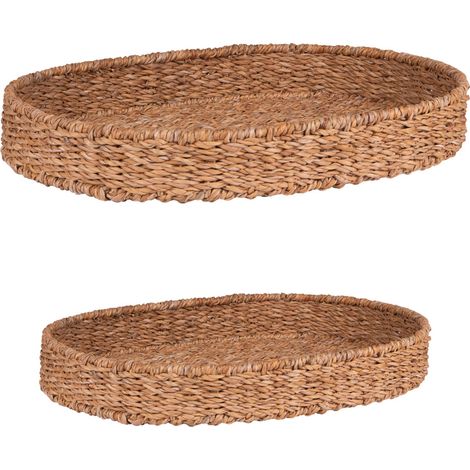 Table Passion - Set de 2 plateaux Jonc de mer