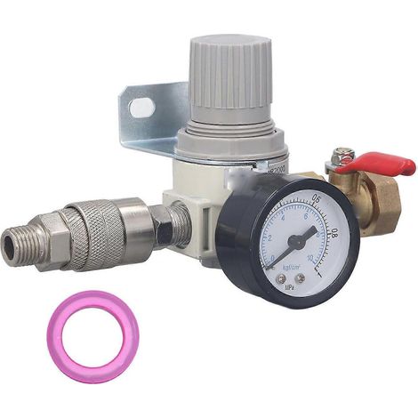 Régulateur de pression de remplacement pour compresseurs d'air AR2000, filetage NPT 1/2 pouce, avec plage de réglage de 0 à (1/4)