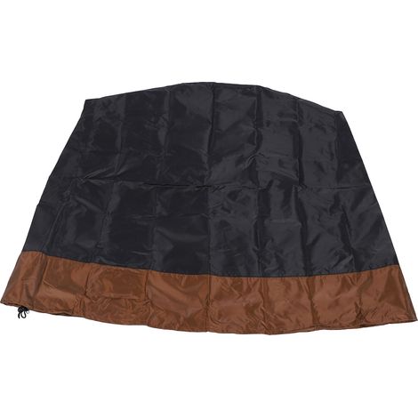 Housse en tissu 420D enduit argent imperméable pour fontaine jardin, bain oiseaux, statue terrasse hiver extérieur (1/5)