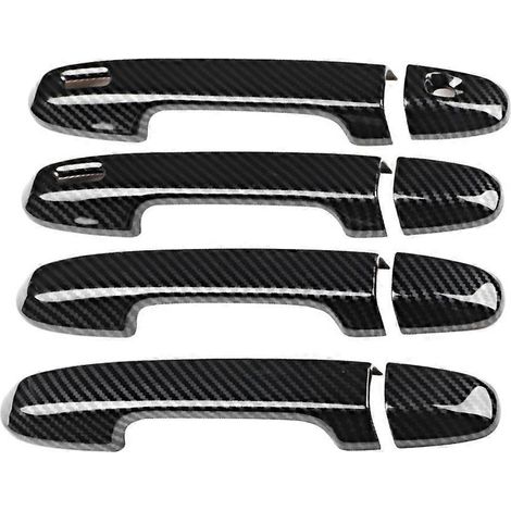 8-teiliges Set Türgriffabdeckungen in Carbonfaser-Optik, passend für Subaru Forester SK 19