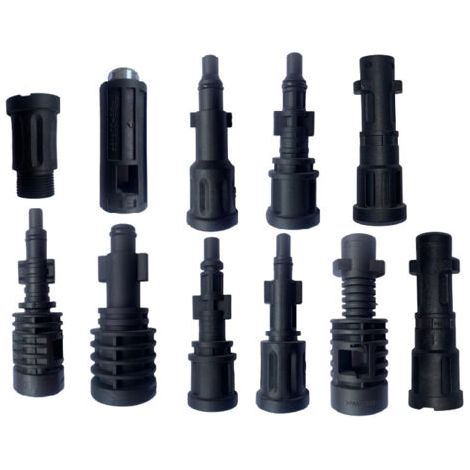 Adaptateur de tuyau de nettoyage pour nettoyeurs haute pression Kärcher/Lavor/Interpump/Bosch（Lot de 11）