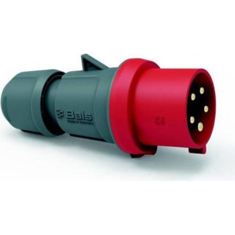 Connecteur électrique 32A 5P - Bals - 400V - 6H - IP54 - 28x41x22 cm - Plastique - Non fileté (1/2)