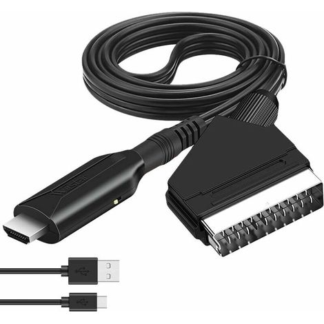Convertitore da SCART a HDMI per HDTV/DVD/Decoder/PS3/PAL/NTSC - Adattatore audio/video Starlight (1/4)
