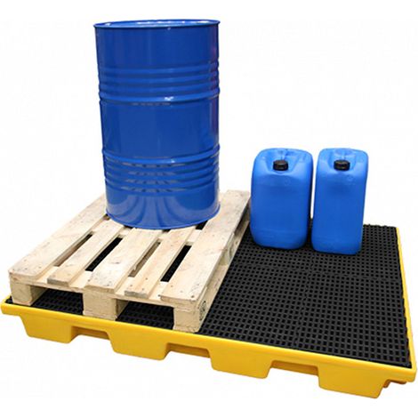 Plateforme de rétention 240 litres spéciale palette - Charge max 2000 kg - PFRP240/150006F (1/3)
