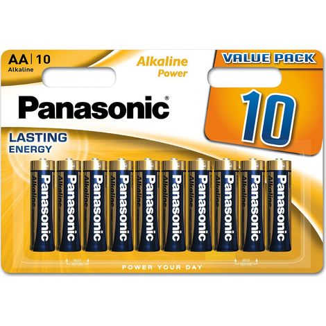 10 Piles AA LR06 Alkaline Power