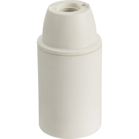CENTRALE BRICO Douille électrique e14 à vis thermoplastique blanc (1/2)