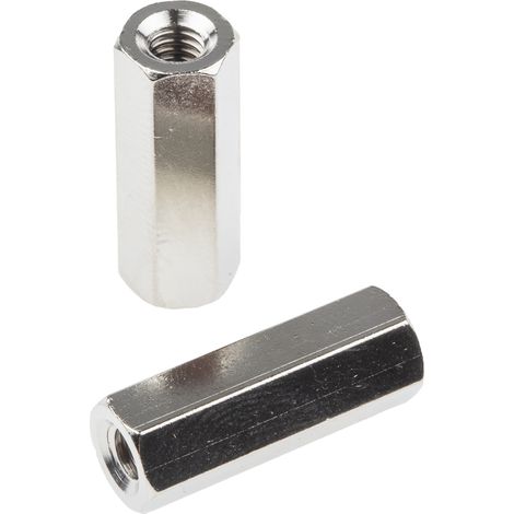 Entretoise filetée RS PRO, longueur 20mm, Femelle / Femelle, M4 x M4 ( Prix pour Paquet de 50 )