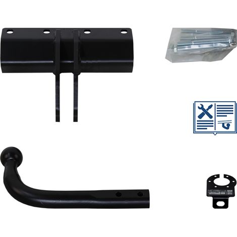 Attelage col de cygne AUTO-HAK + faisceau Trail-Tec universel 7 broches - JEEP WRANGLER III (1/2)