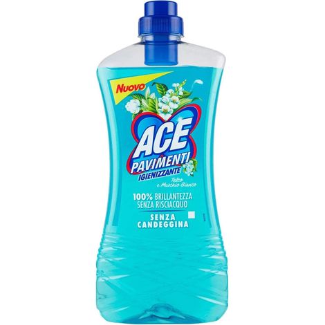 ACE Igienizzante Pavimenti Senza Candeggina al Taco e Muschio Bianco - Confezione da 1 lt (1/2)