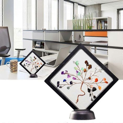 Cadre photo créatif en cristal coloré en forme d'arbre, cadeau pour amoureux, décoration tendance pour la maison (1/4)