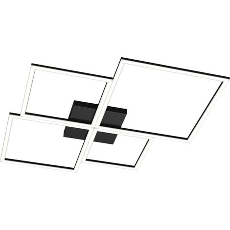 FOUR SQUARES APPLIQUE PLAFONIERA 90 CM NERO LED 3000-4000K 8371LM 120W (1/5)