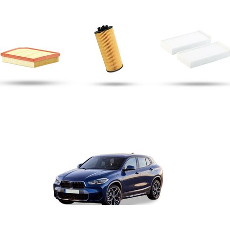 Kit tagliando 3 filtri compatibile con Bmw x2 (F39) M35 225kw dal 2018 (1/4)