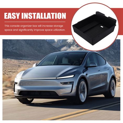 Farbe: Schwarz Material: Kunststoff Kompatibel mit Tesla Model Y Juniper 2025AB (1/5)