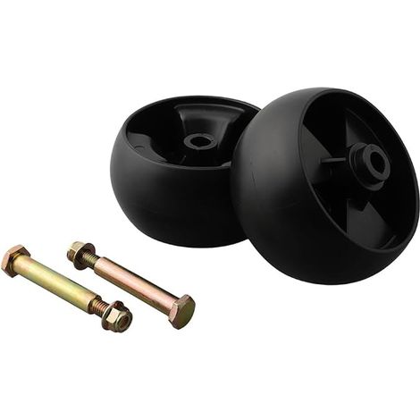 5 inch wheels and axle bolts for lawnmowers, garden machinery (1/5)