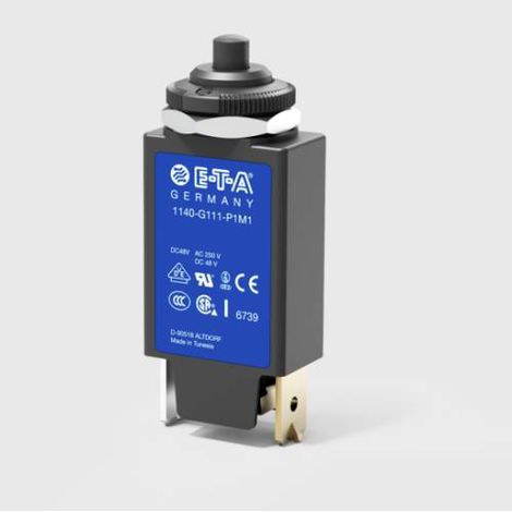 ETA Engineering Technology 1140-G111-P1M1-12A Disjoncteur de protection 240 V/AC, 48 V/DC 12 A 1 pc(s) V305163