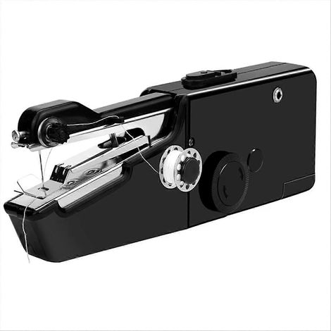 Ce kit de machine à coudre électrique portable USB en 3 pièces est une mini machine à coudre sans fil pour réparations rapides, adaptée à des matériaux tels que le denim, les rideaux et le cuir. (1/5)