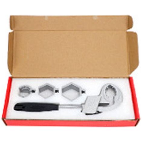 Schlüsselset fürs Badezimmer aus Aluminiumlegierung, verstellbares Doppelwaschbecken mit breiter Öffnung und 3 Kartenfächern (1/5)