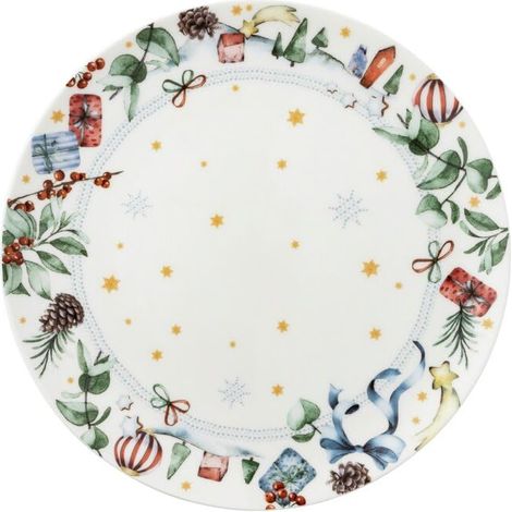 Série de Noël Chants de Noël 2025 « Alle Jahre wieder » Assiette à biscuits 28 cm (1/3)