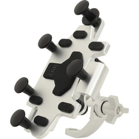 1. Support téléphonique moto 540° rotation réglable, protection renforcée stable pour guidon moto, support GPS robuste et sécurisé. (1/4)