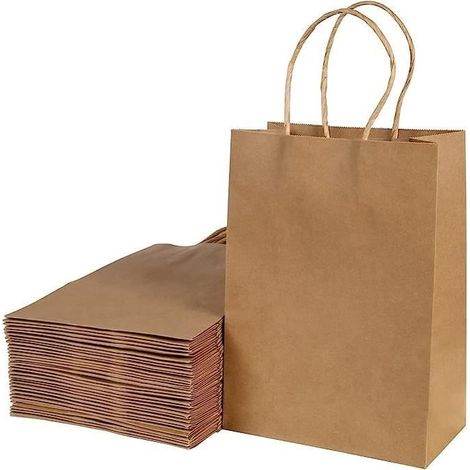 Sacs-cadeaux - Non spécifié - 30pcs - Papier kraft - 21 x 15 x 8 cm - Écologique (1/4)