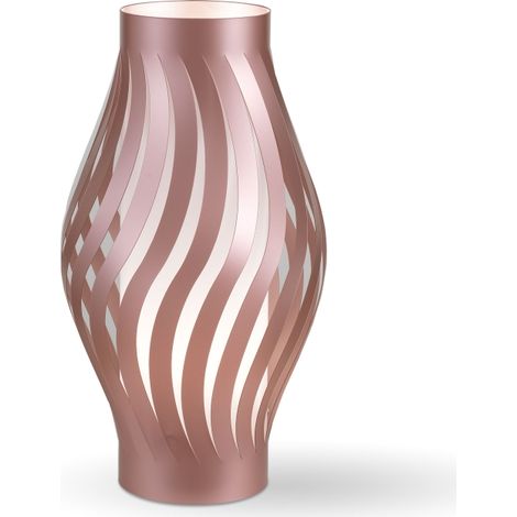 Lampada Da Scrivania-Ufficio Moderna Helios Polilux ® Pink Metal 1 Luce E27 (1/2)