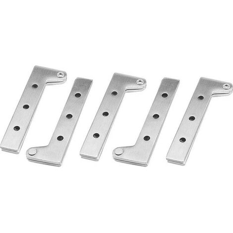 Cerniera per porta in acciaio inox 304, set di 7 cerniere per porte, cerniera laterale per porte in legno (1/5)