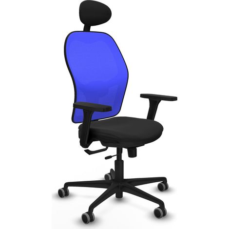 Sedia da ufficio piqueras y crespo Jorquera nero schiuma alta densità (1/2)