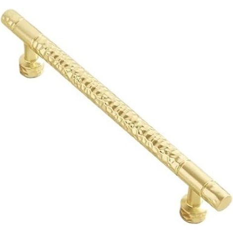 Lot de 4 poignées de meubles dorées, trou central de poignée de cuisine 128 mm, poignées de tiroir en alliage de zinc, poignées de porte, poignée