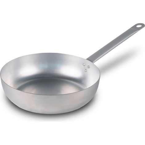 Mamù Saltapasta in alluminio bianco, con manico in ferro, Ø 22 cm, per uso casalingo o professionale