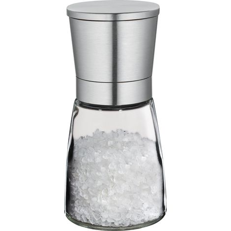 Macina sale Cilio Brindisi, diametro 6,5x14 cm, acciaio (1/2)