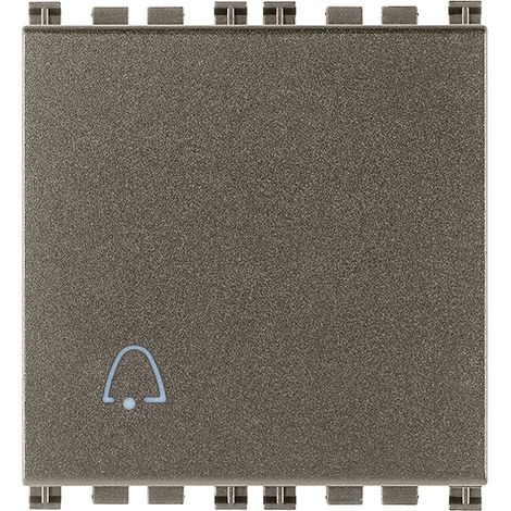 VIMAR - 19008.2.C.M Pulsante 1P NO 10A 2M campanello Metal